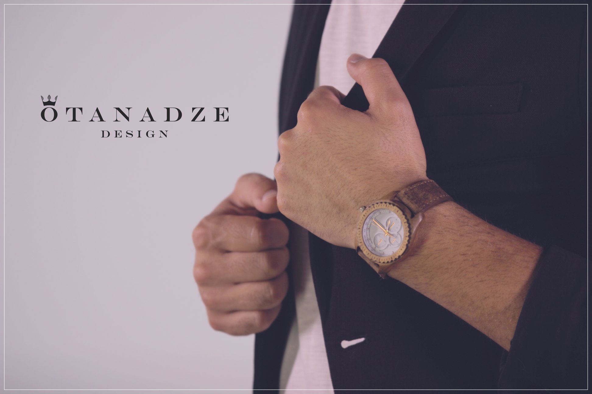 Handmade Wooden Watch With Leather C-10
