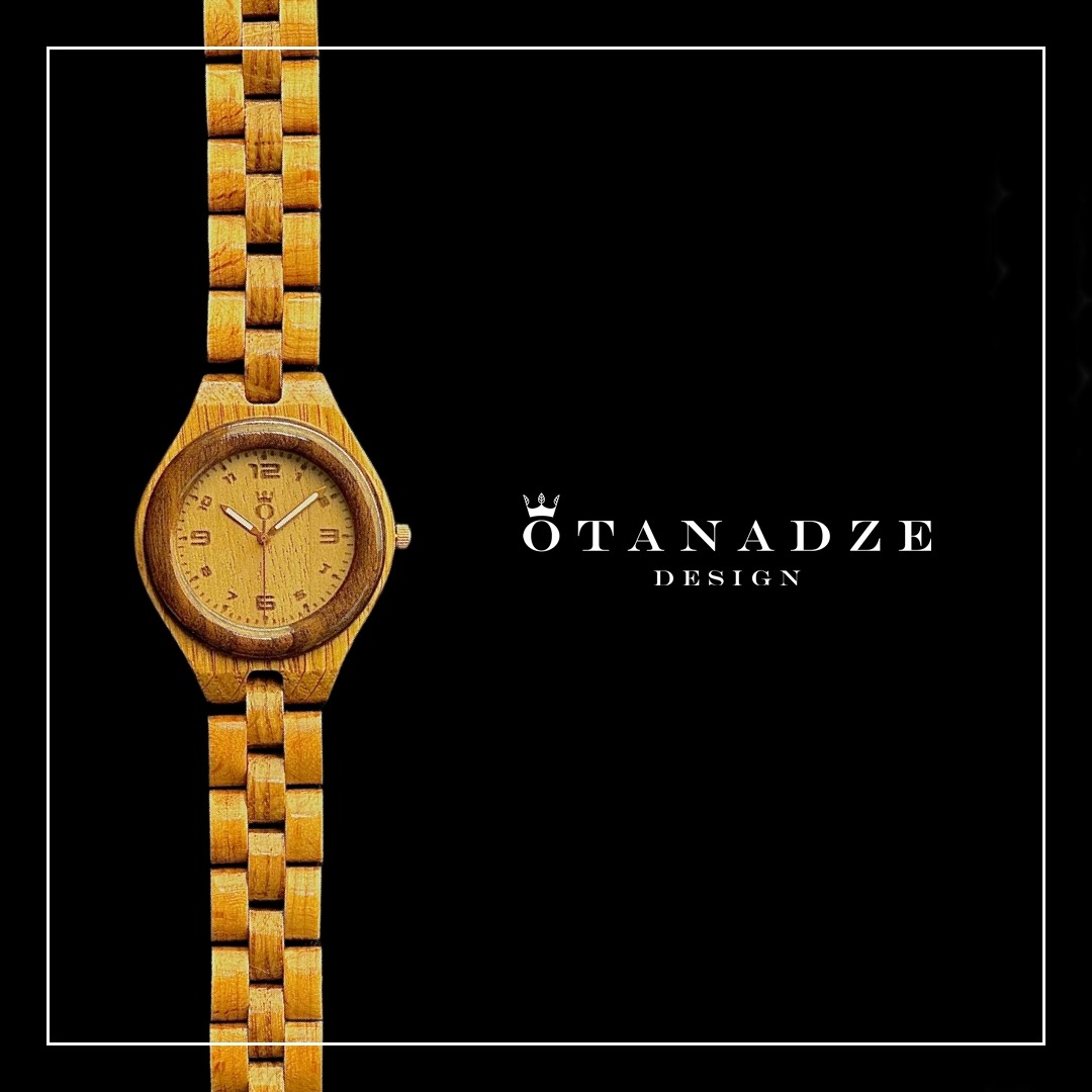 Handmade Wooden Watch G-32 (White)